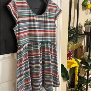 Xhilaration Multicolor “Skater” Dress, Juniors